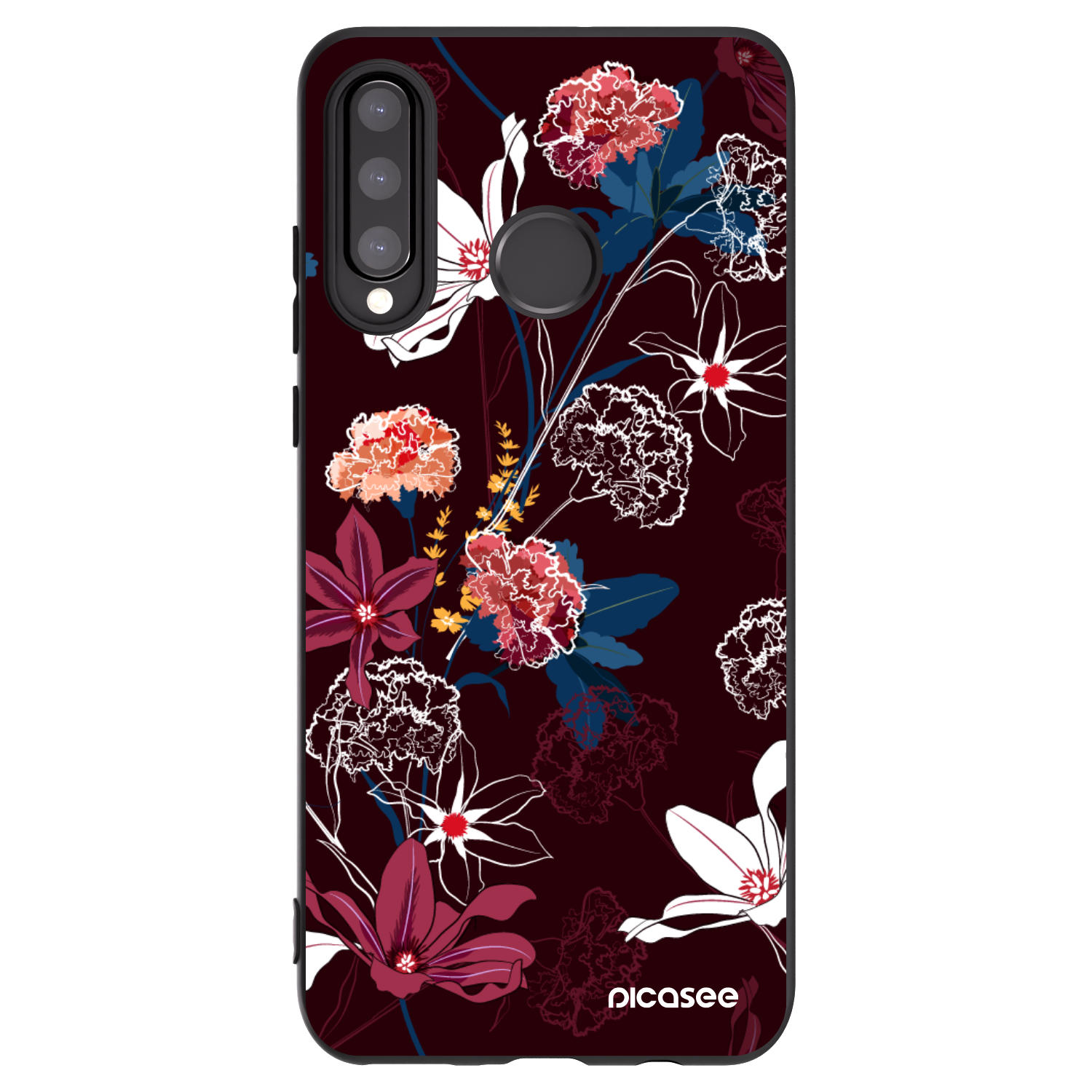 Picasee silikonový černý obal pro Huawei P30 Lite - Dark Meadow