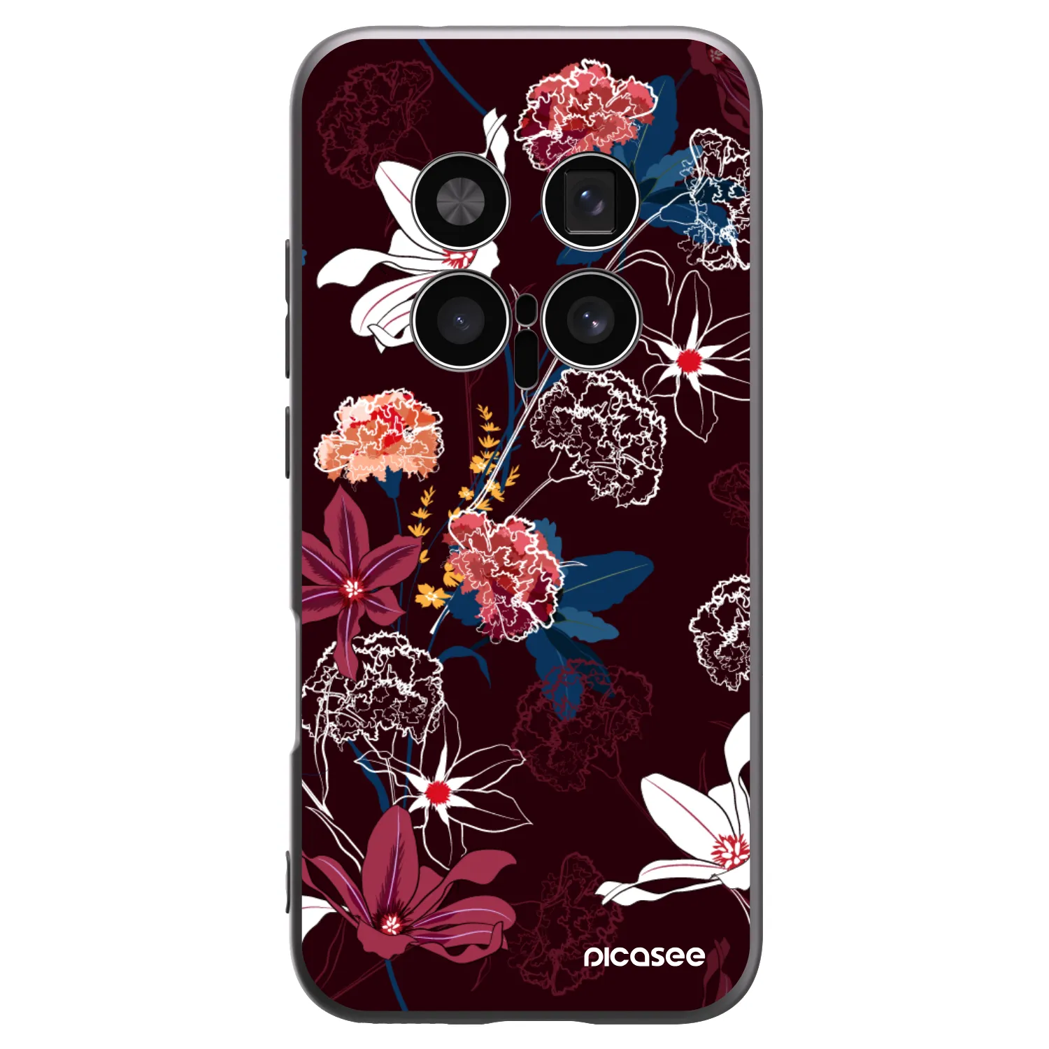 Picasee silikonový černý obal pro Honor Magic8 Pro 5G - Dark Meadow