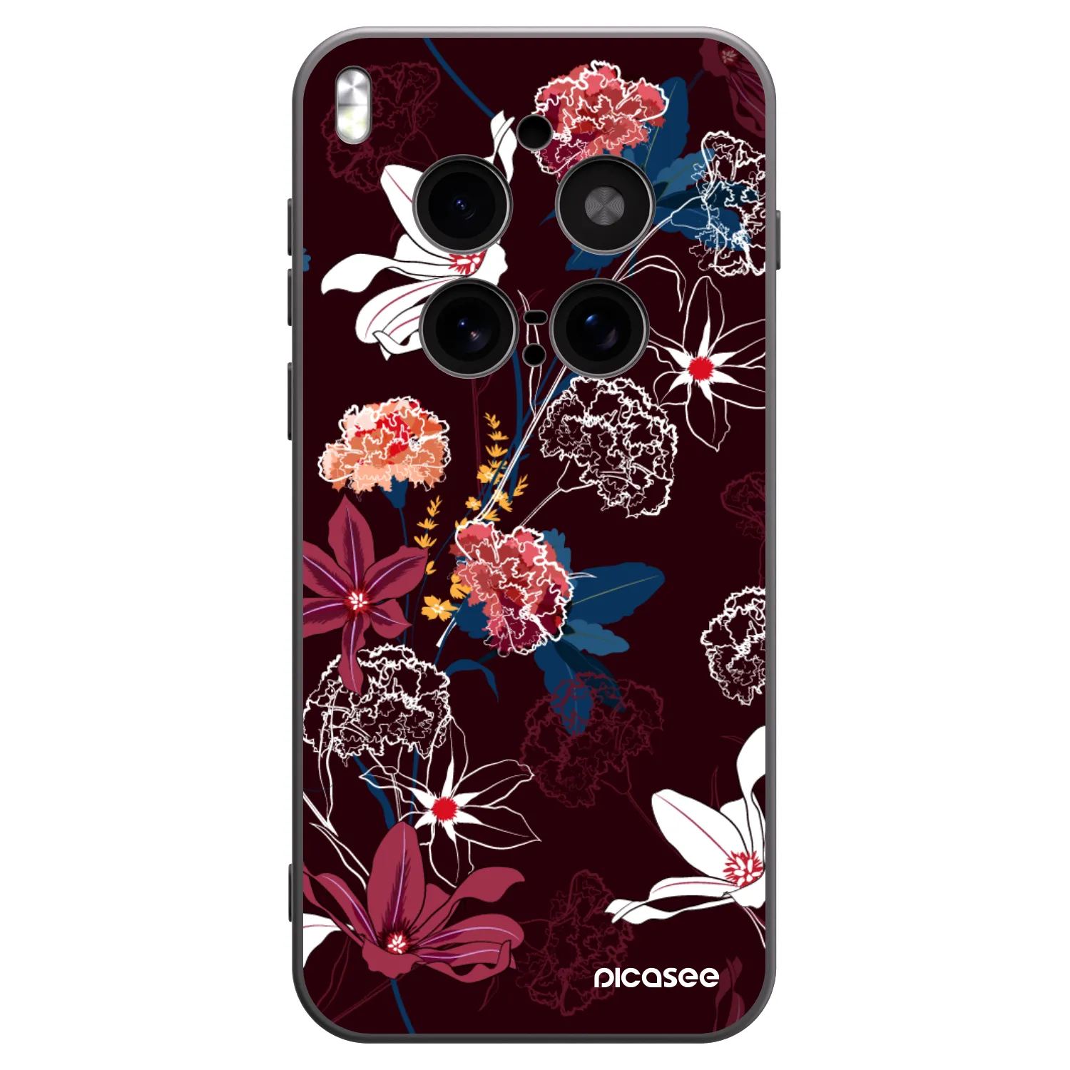 Picasee silikonový černý obal pro Vivo X300 Pro - Dark Meadow