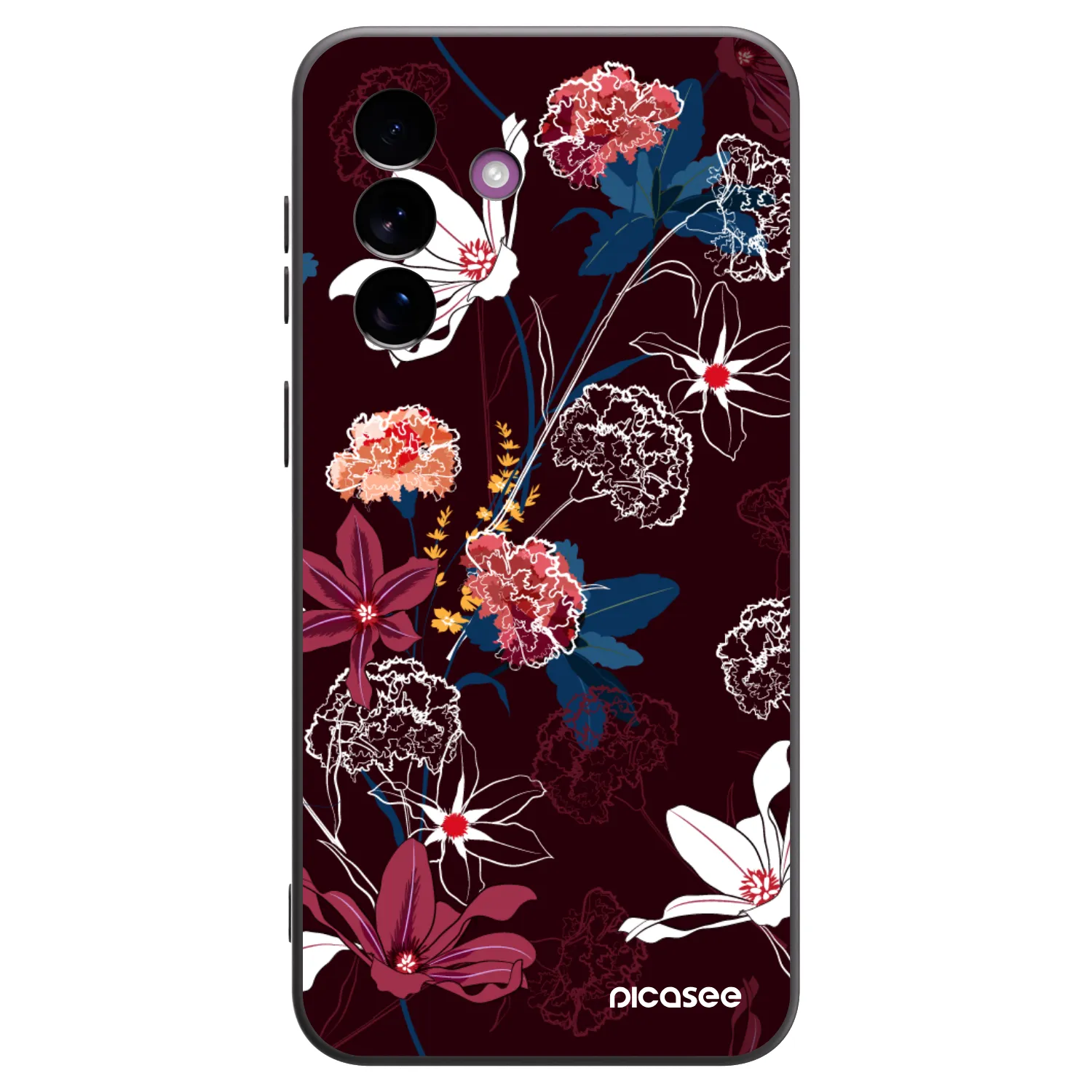 Picasee silikonový černý obal pro Samsung Galaxy A37 - Dark Meadow