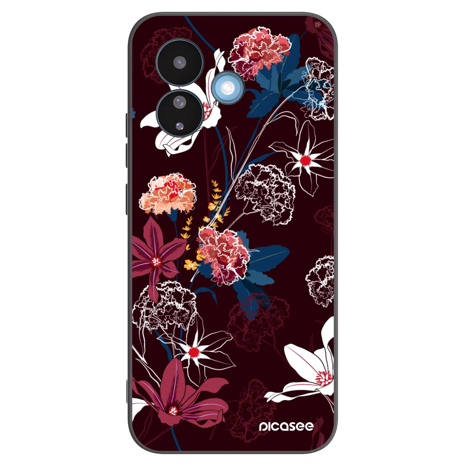 Picasee silikonový černý obal pro Xiaomi Redmi Note 17 Pro 5G - Dark Meadow