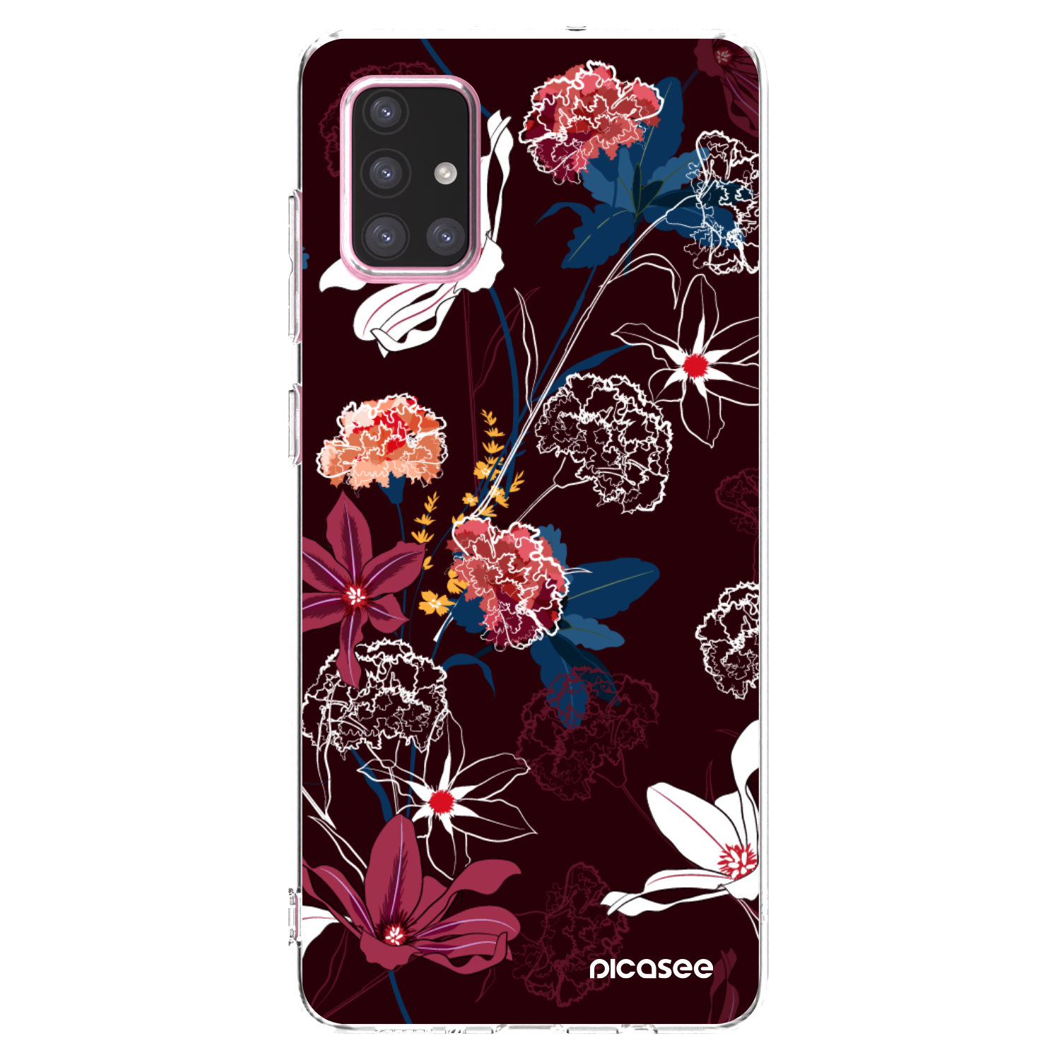 Picasee silikonový průhledný obal pro Samsung Galaxy A71 A715F - Dark Meadow