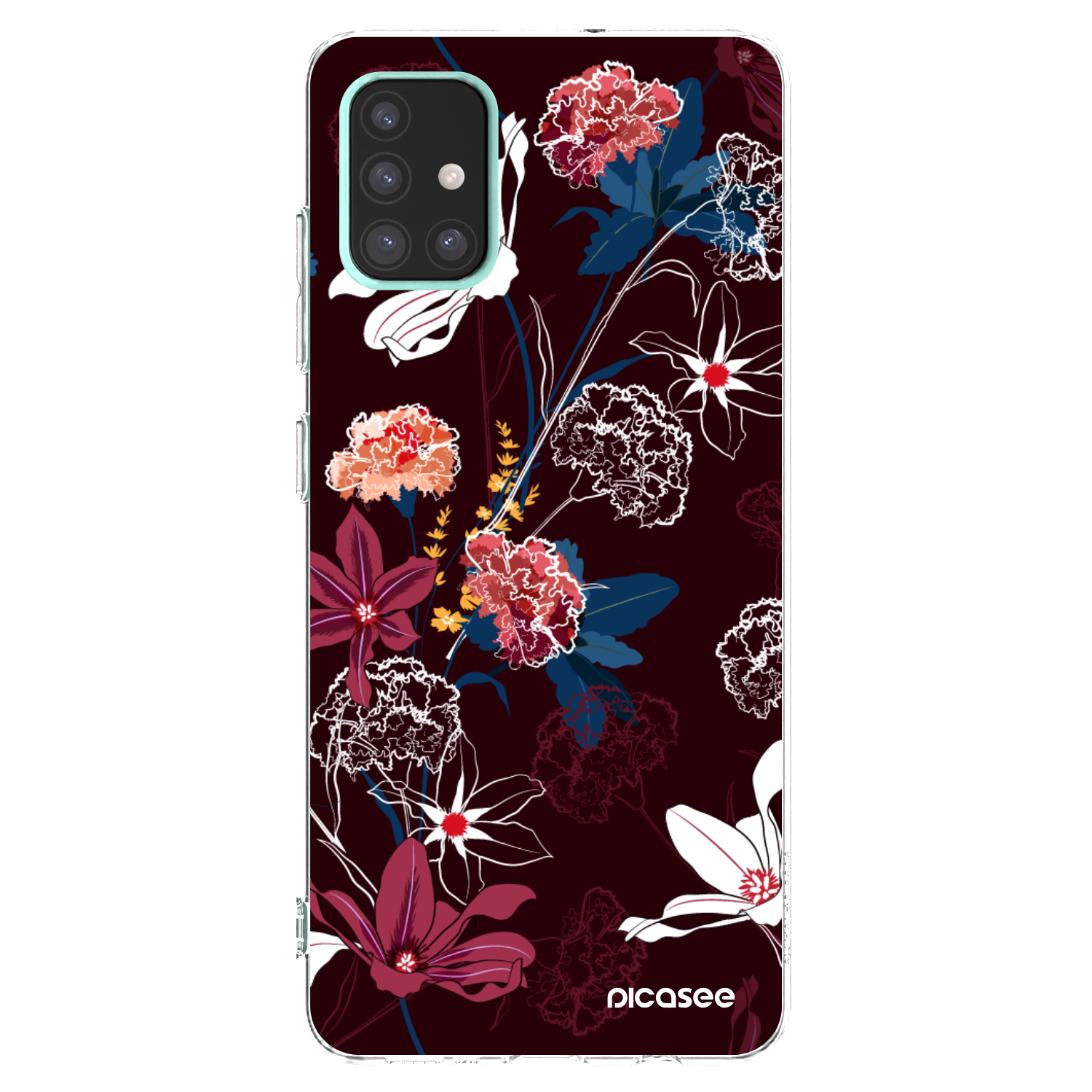Picasee silikonový průhledný obal pro Samsung Galaxy A51 A515F - Dark Meadow