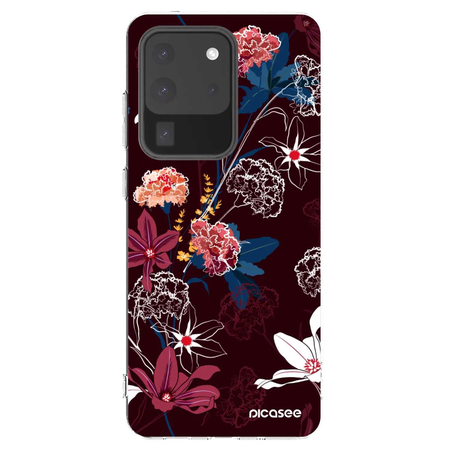 Picasee silikonový průhledný obal pro Samsung Galaxy S20 Ultra 5G G988F - Dark Meadow