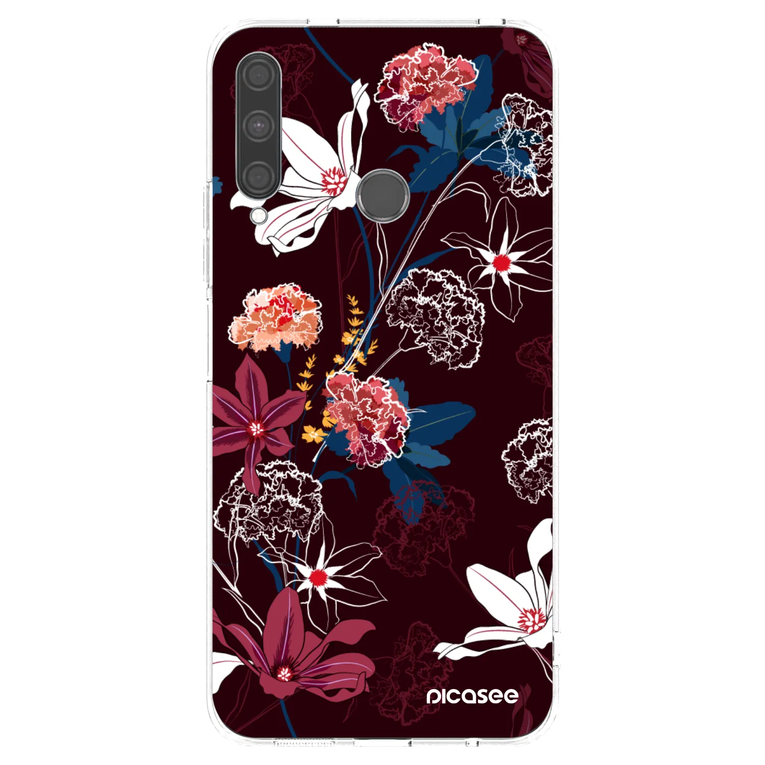 Picasee silikonový průhledný obal pro Huawei P40 Lite E - Dark Meadow