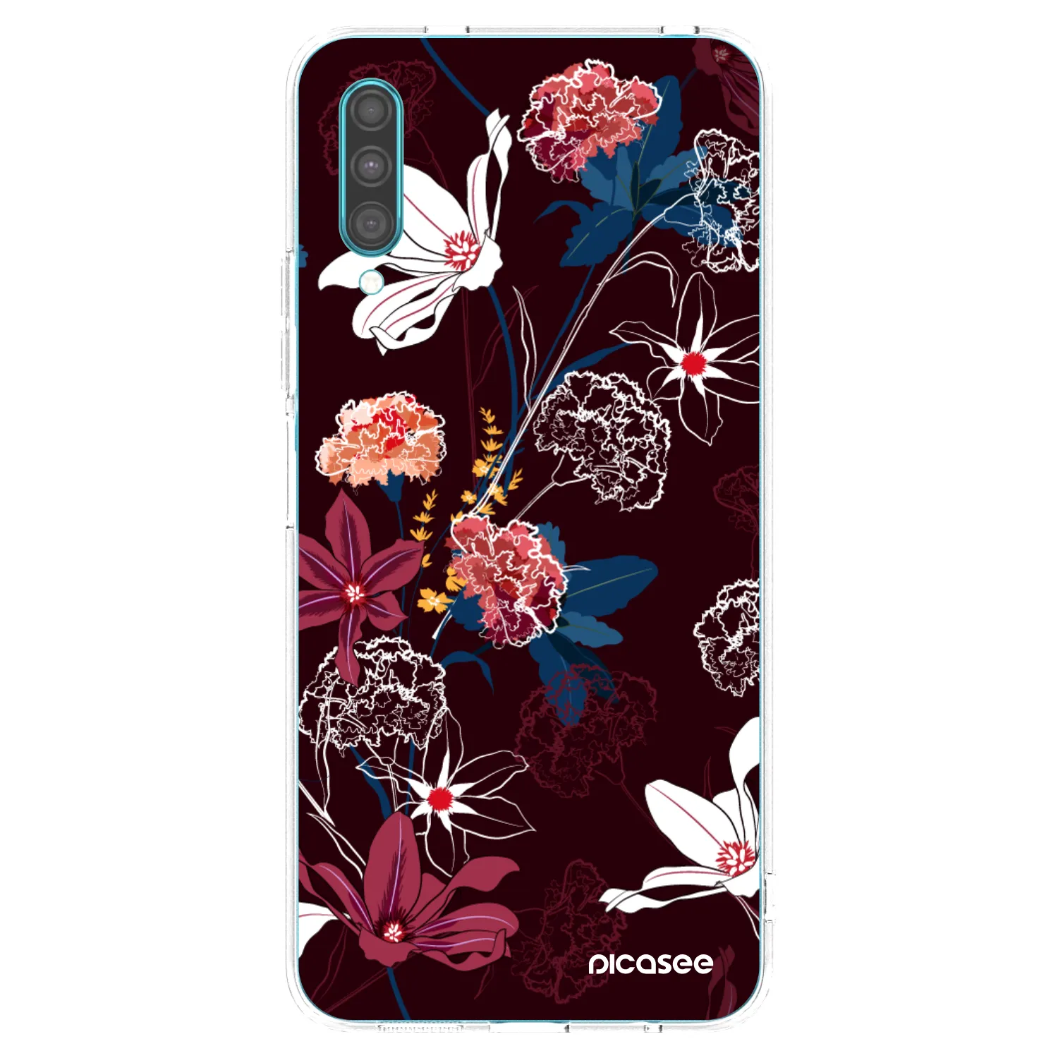 Picasee silikonový průhledný obal pro Samsung Galaxy A30s A307F - Dark Meadow