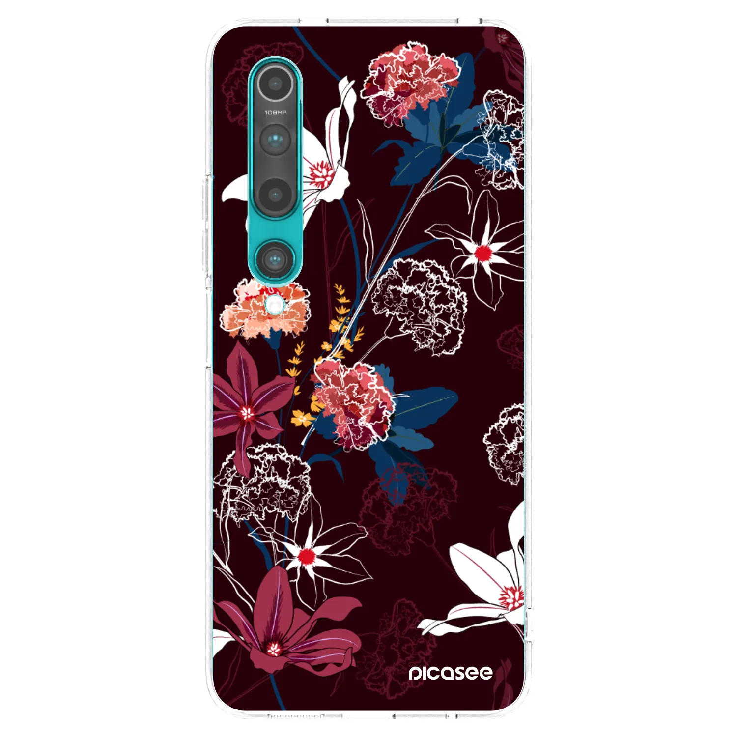 Picasee silikonový průhledný obal pro Xiaomi Mi 10 - Dark Meadow