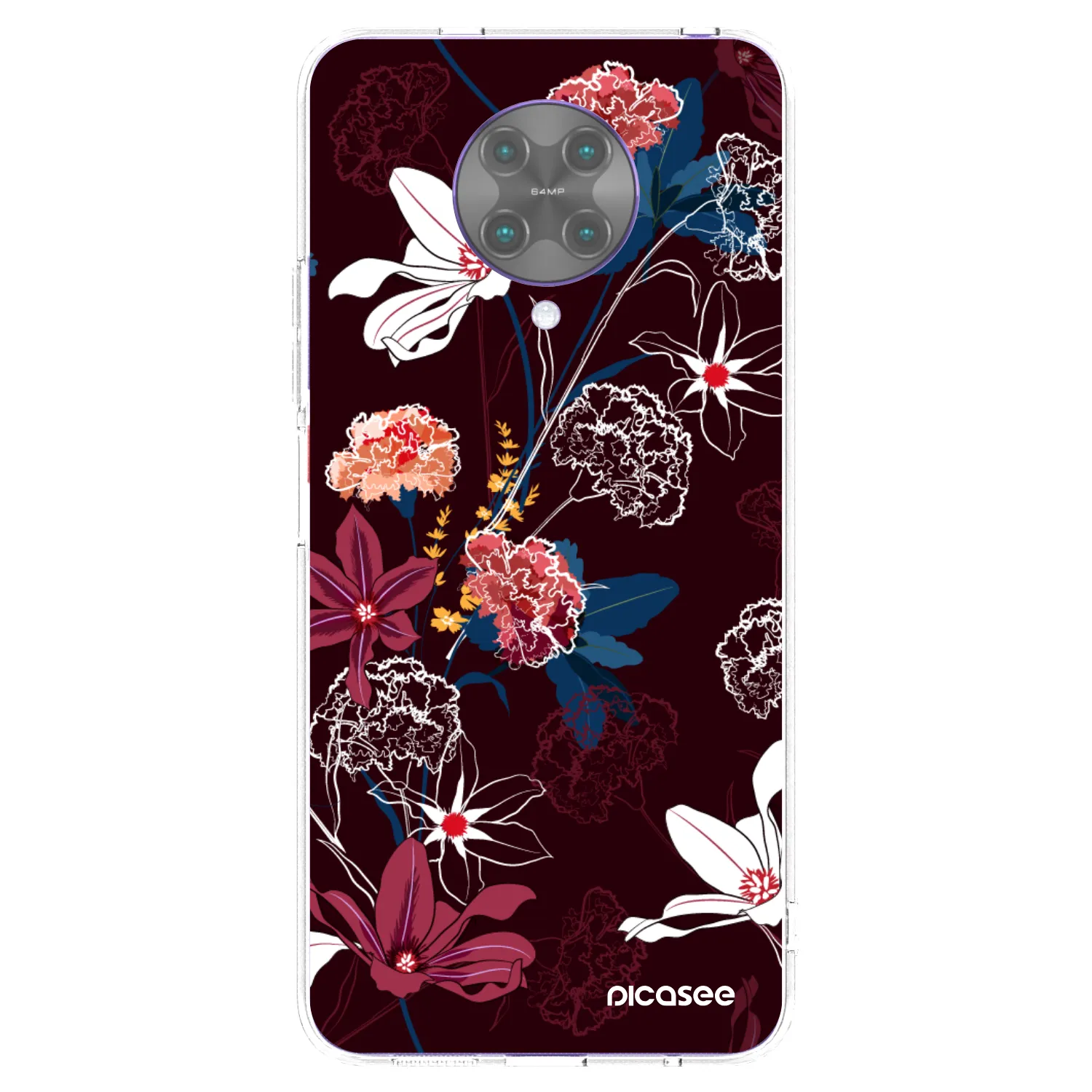 Picasee silikonový průhledný obal pro Xiaomi Poco F2 Pro - Dark Meadow