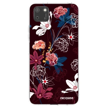 Picasee silikonový průhledný obal pro Huawei Y5P - Dark Meadow