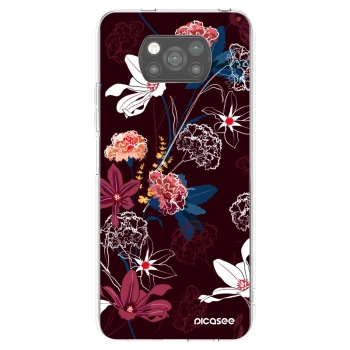 Picasee silikonový černý obal pro Xiaomi Poco X3 - Dark Meadow