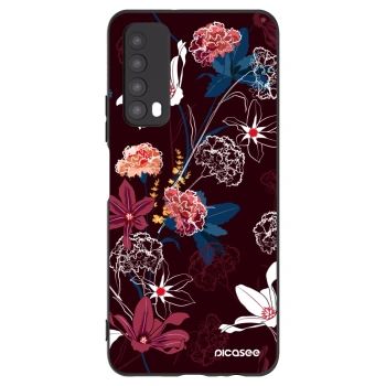 Picasee silikonový černý obal pro Huawei P Smart 2021 - Dark Meadow