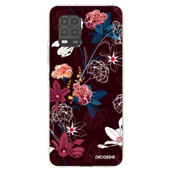 Picasee silikonový průhledný obal pro Xiaomi Mi 10 Lite - Dark Meadow