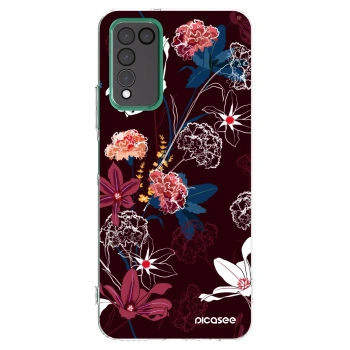 Picasee silikonový průhledný obal pro Honor 10X Lite - Dark Meadow