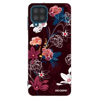 Picasee silikonový průhledný obal pro Samsung Galaxy A12 A125F - Dark Meadow