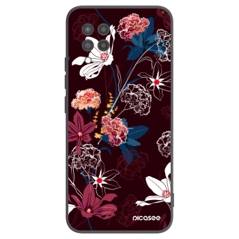 Picasee silikonový černý obal pro Samsung Galaxy A42 A426B - Dark Meadow