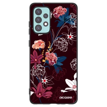 Picasee silikonový černý obal pro Samsung Galaxy A72 A725F - Dark Meadow