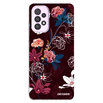 Picasee silikonový průhledný obal pro Samsung Galaxy A32 5G A326B - Dark Meadow