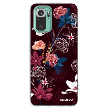 Picasee silikonový průhledný obal pro Xiaomi Redmi Note 10 Pro - Dark Meadow