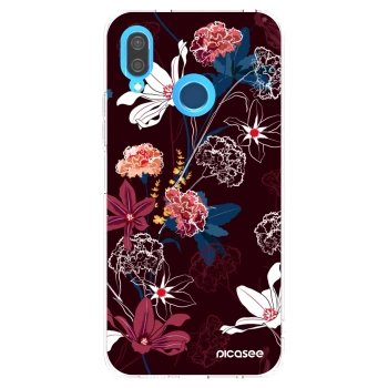 Picasee silikonový průhledný obal pro Huawei P20 Lite - Dark Meadow