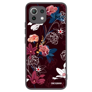 Picasee silikonový černý obal pro Xiaomi Mi 11 Lite - Dark Meadow