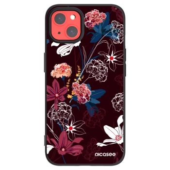 Picasee silikonový černý obal pro Apple iPhone 13 - Dark Meadow
