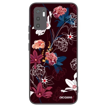 Picasee silikonový černý obal pro Xiaomi Redmi Note 10 5G - Dark Meadow