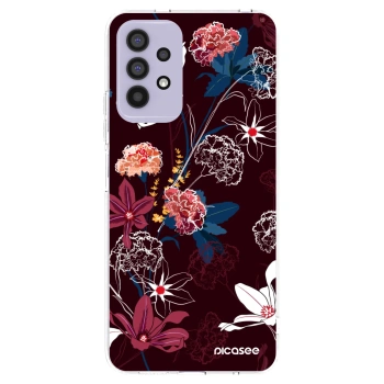 Picasee silikonový průhledný obal pro Samsung Galaxy A32 4G SM-A325F - Dark Meadow