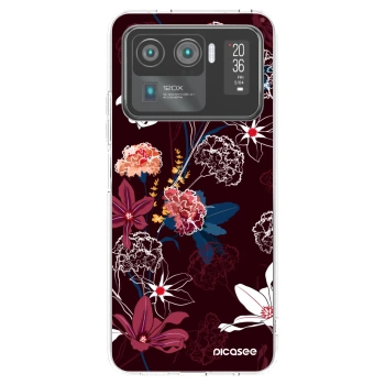 Picasee silikonový průhledný obal pro Xiaomi Mi 11 Ultra - Dark Meadow