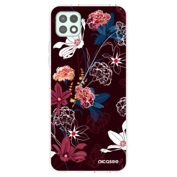 Picasee silikonový průhledný obal pro Samsung Galaxy A22 A226B 5G - Dark Meadow