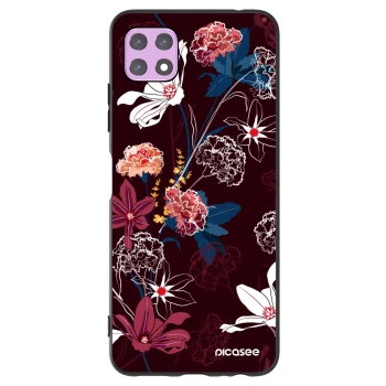 Picasee silikonový černý obal pro Samsung Galaxy A22 A226B 5G - Dark Meadow
