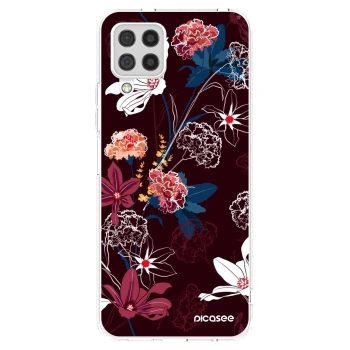 Picasee silikonový průhledný obal pro Samsung Galaxy A22 A225F 4G - Dark Meadow