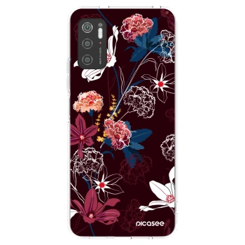 Picasee silikonový průhledný obal pro Xiaomi Poco M3 Pro 5G - Dark Meadow