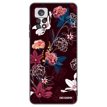 Picasee silikonový černý obal pro Xiaomi Redmi Note 11 - Dark Meadow
