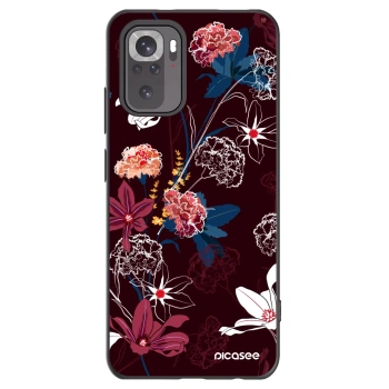 Picasee silikonový černý obal pro Xiaomi Redmi Note 11S 4G - Dark Meadow