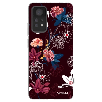 Picasee silikonový průhledný obal pro Xiaomi Redmi Note 11 Pro - Dark Meadow