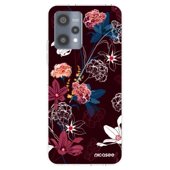 Picasee silikonový průhledný obal pro Realme 9 Pro 5G - Dark Meadow