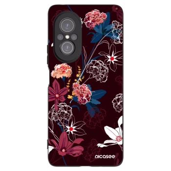 Picasee silikonový černý obal pro Huawei Nova 9 SE - Dark Meadow