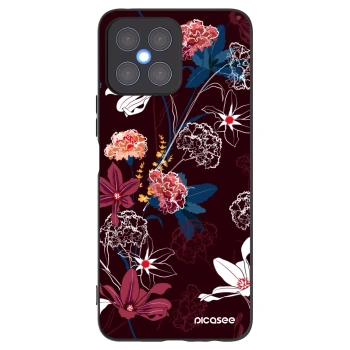 Picasee silikonový černý obal pro Honor X8 4G - Dark Meadow