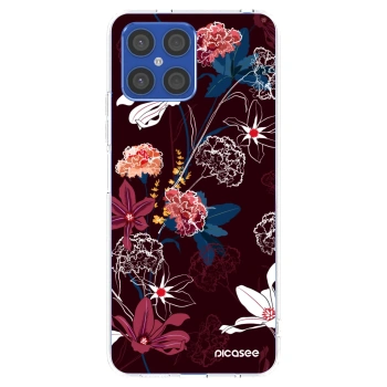 Picasee silikonový průhledný obal pro Honor X8 4G - Dark Meadow