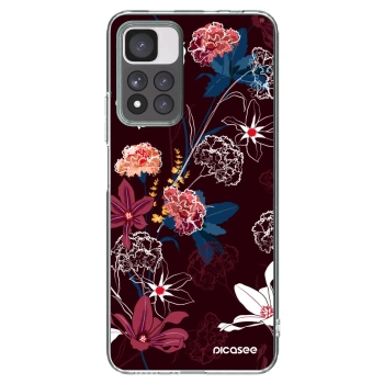 Picasee silikonový průhledný obal pro Xiaomi Redmi Note 11 Pro+ 5G - Dark Meadow