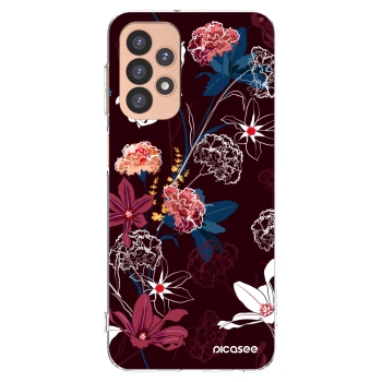 Picasee silikonový průhledný obal pro Samsung Galaxy A23 A236B 5G - Dark Meadow