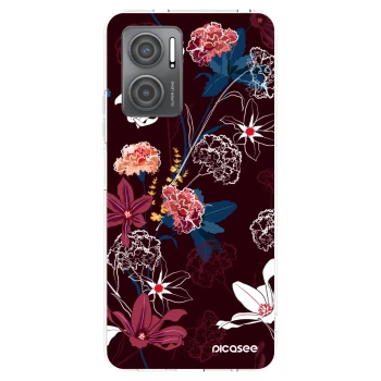 Picasee silikonový průhledný obal pro Xiaomi Redmi 10 5G - Dark Meadow