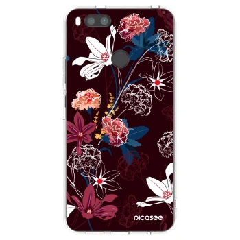 Picasee silikonový průhledný obal pro Xiaomi Redmi A1 - Dark Meadow