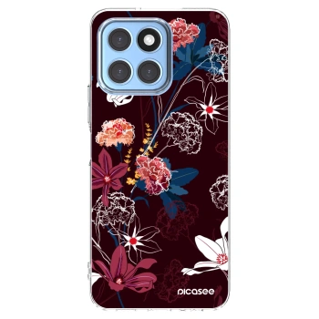 Picasee silikonový průhledný obal pro Honor X8 5G - Dark Meadow