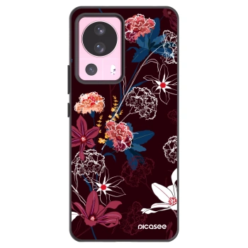 Picasee silikonový černý obal pro Xiaomi 13 Lite - Dark Meadow