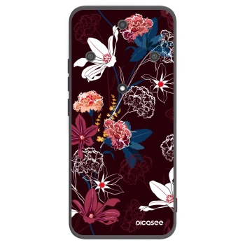 Picasee silikonový černý obal pro Honor Magic5 Lite 5G - Dark Meadow