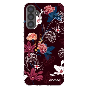 Picasee silikonový průhledný obal pro Samsung Galaxy A34 5G A346B - Dark Meadow