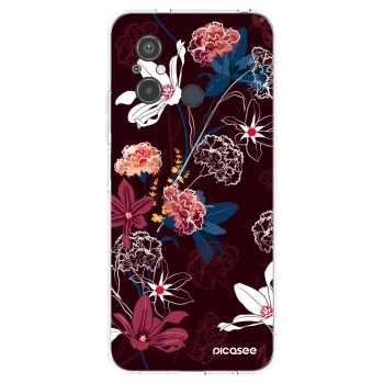 Picasee silikonový průhledný obal pro Xiaomi Redmi 12C - Dark Meadow