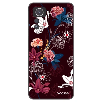 Picasee silikonový černý obal pro Xiaomi Redmi Note 12S - Dark Meadow