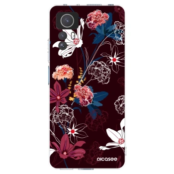 Picasee silikonový průhledný obal pro Xiaomi Redmi Note 12S - Dark Meadow